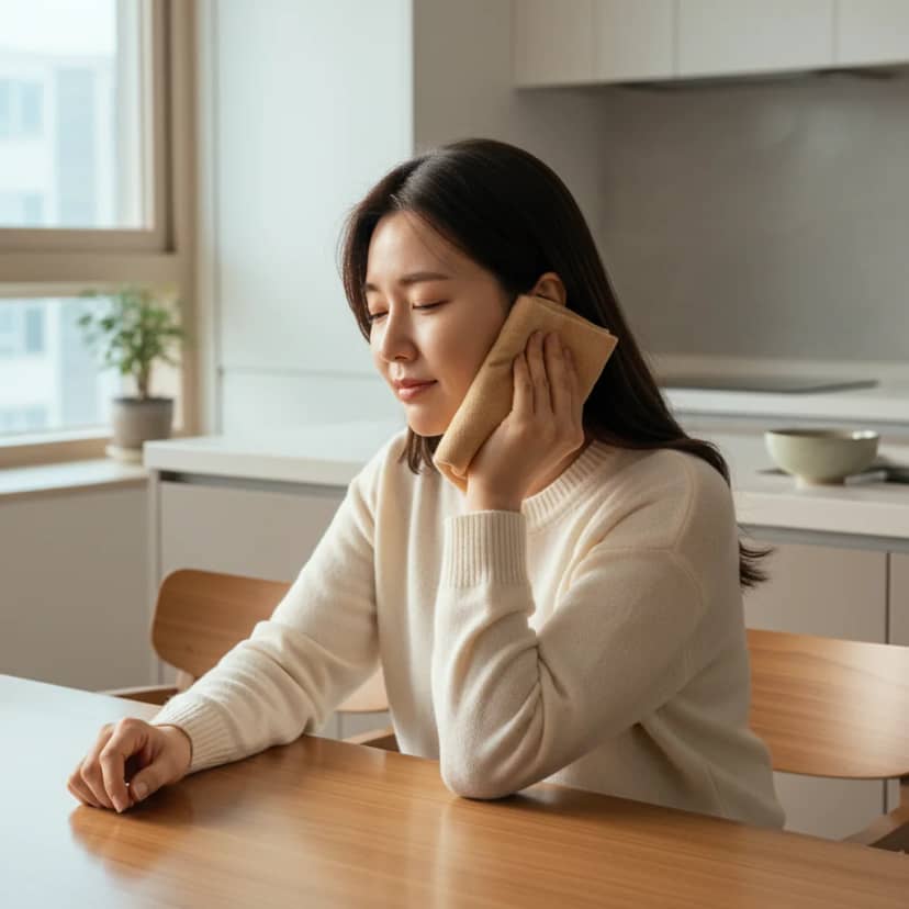 귀에 불편함이 느껴질 때, 따뜻한 찜질로 초기 증상을 완화할 수 있습니다. 급성중이염이 의심될 때 활용 가능한 생활 관리법 중 하나입니다.