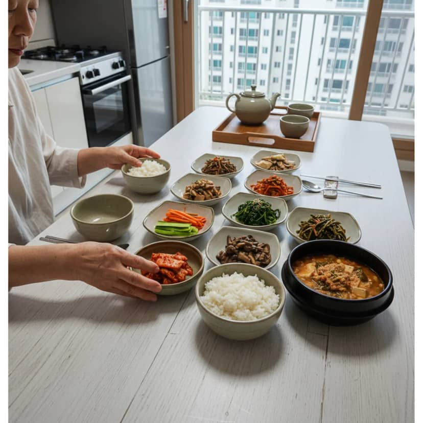 집에서 직접 준비한 균형 잡힌 한식 밥상은 건강을 지키는 소중한 습관입니다. 몸의 소리에 귀 기울이는 시간이기도 하죠.