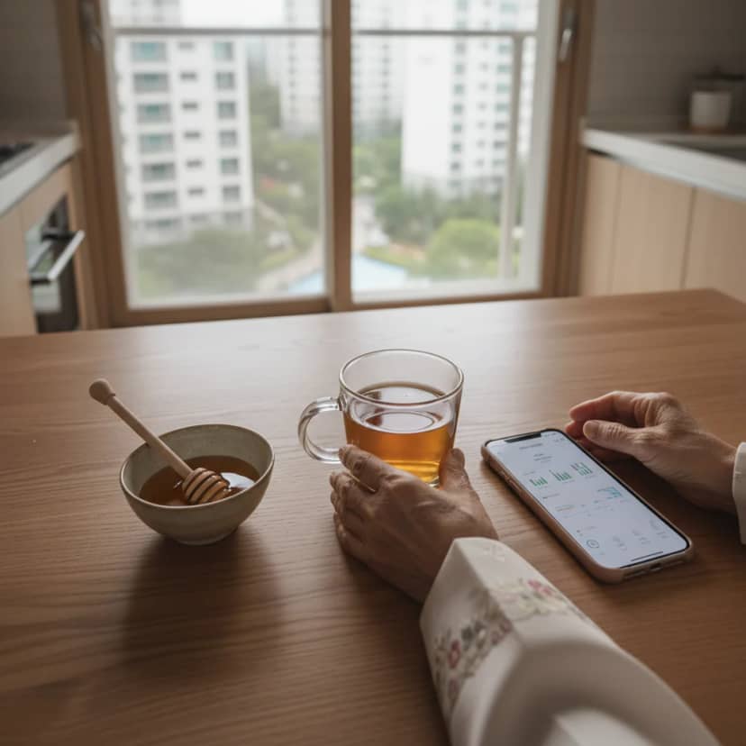 따뜻한 차 한 잔과 함께 대상포진 예방접종 정보를 찾아보는 시간. 건강 앱으로 나에게 맞는 백신과 가격을 비교해보세요. 우리 집에서 소중한 건강을 지키는 지혜로운 선택.