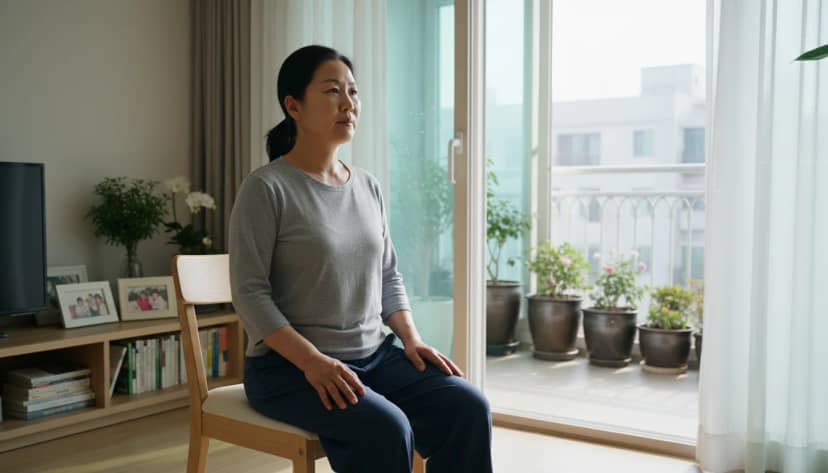 목 뒤 근육 밸런스 자가진단법