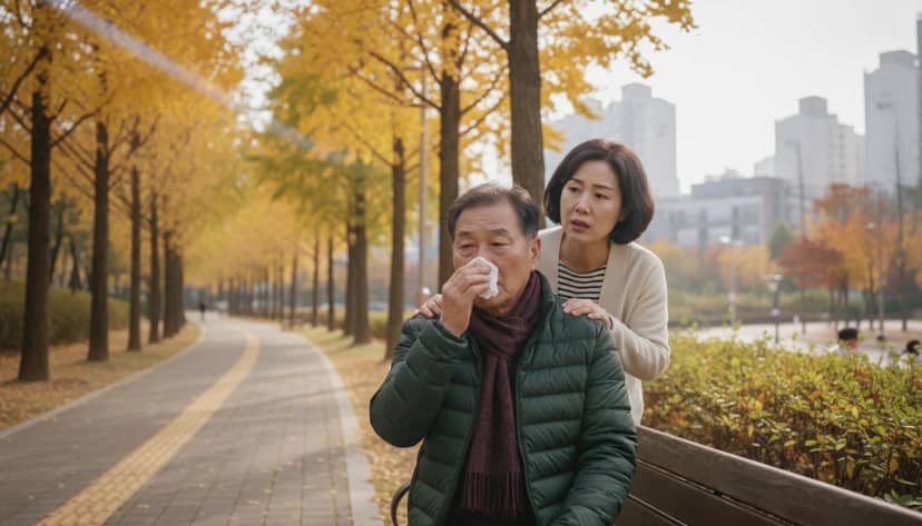 노인 폐렴 초기증상과 감기와의 차이점
